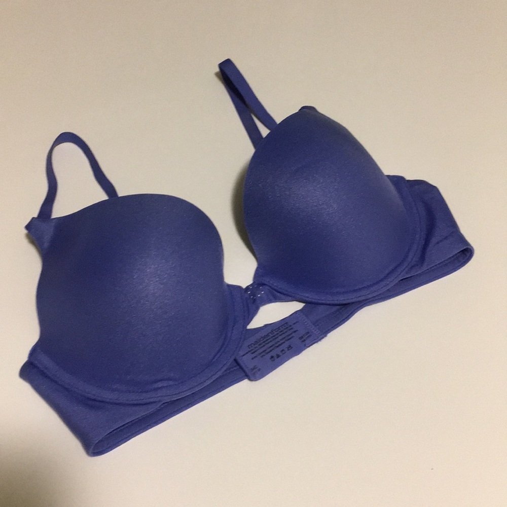 Maidenform custom lift bra 34C dark lavender color